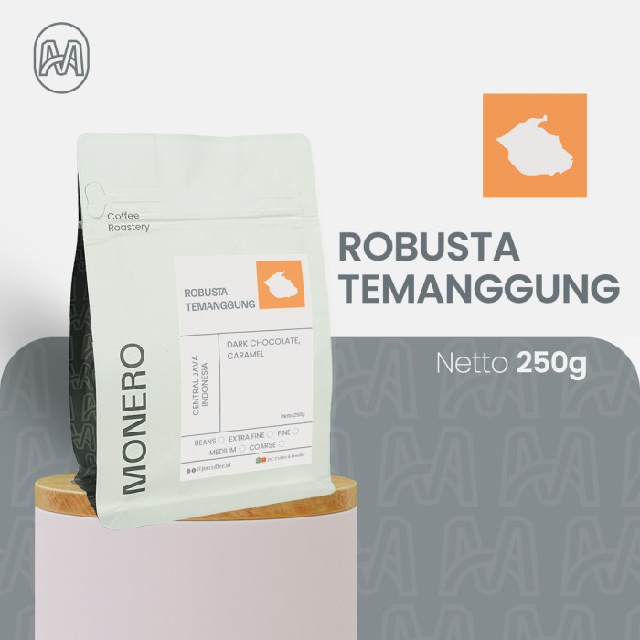 

Kopi Robusta Temanggung Monero Robusta Coffee 250gr - Biji Kopi