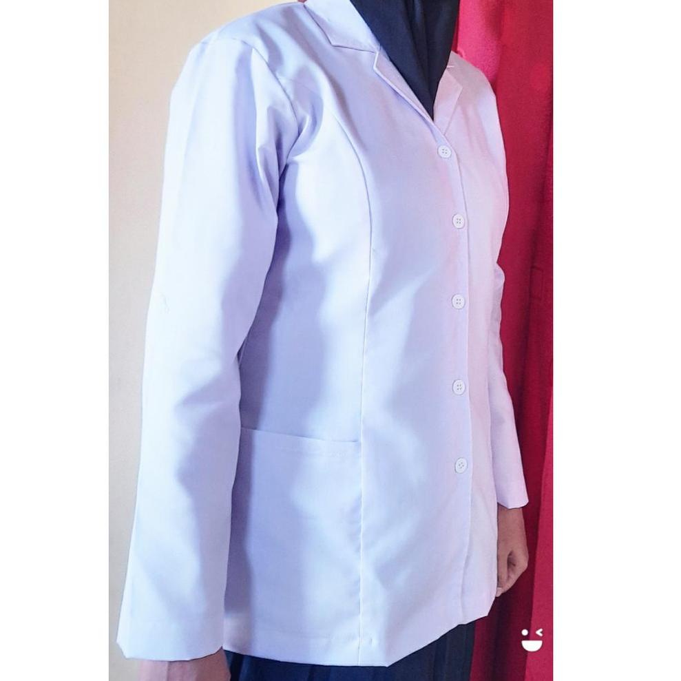 TERKINI P881 Baju Dinas Putih Wanita, Baju Putih PNS/ASN, Baju Putih GURU, PPL, PDH, Baju Perawat, B