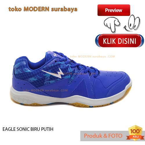 Sepatu Olahraga Pria Sepatu Badminton Kets tali EAGLE SONIC