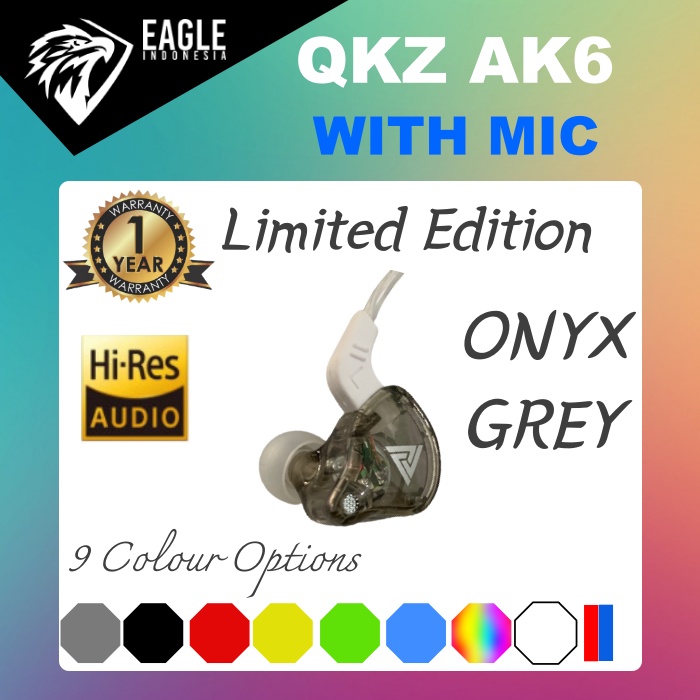 QKZ AK6 AK6X MAX PRO DMX DAY PLUS ARES ZEUS Sport Running Earphone with MICROPHONE