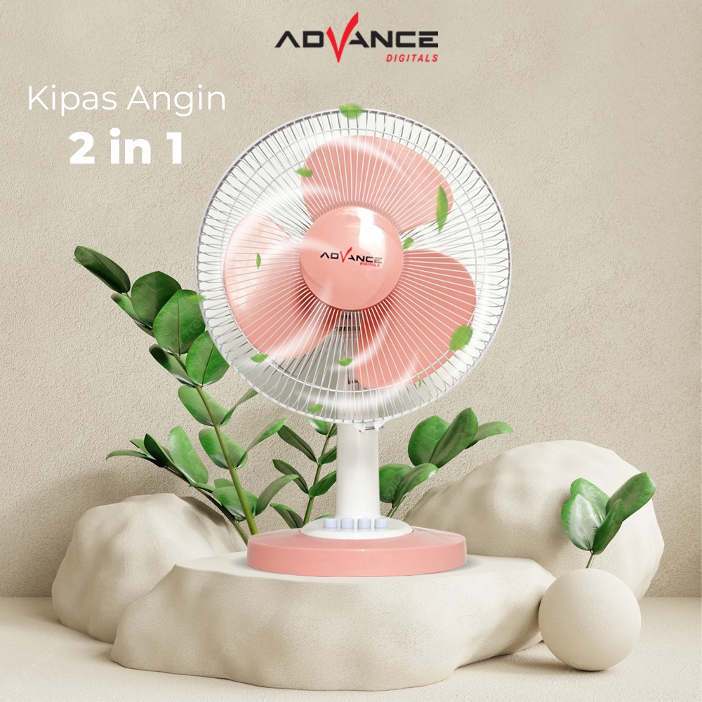 Advance DF-1201 Kipas Angin Meja dan Dinding | Garansi Resmi Advance 1 Tahun