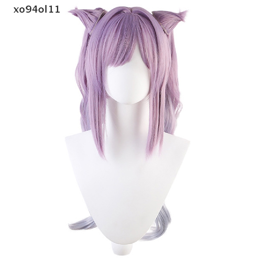 Wig Rambut Sintetis Cosplay XO Game Genshin Impact Venti Keqing Barbara OL