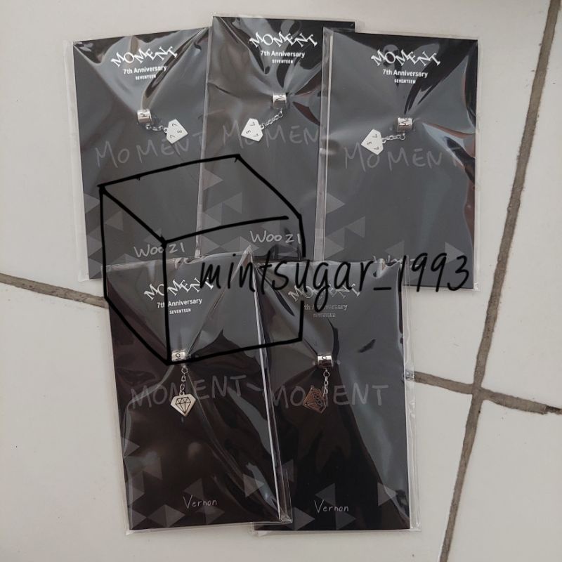 [ READY STOCK SEALED ] SEVENTEEN 7TH CELEBRATION CHARM [ ANNIVERSARY WOOZI VERNON ]