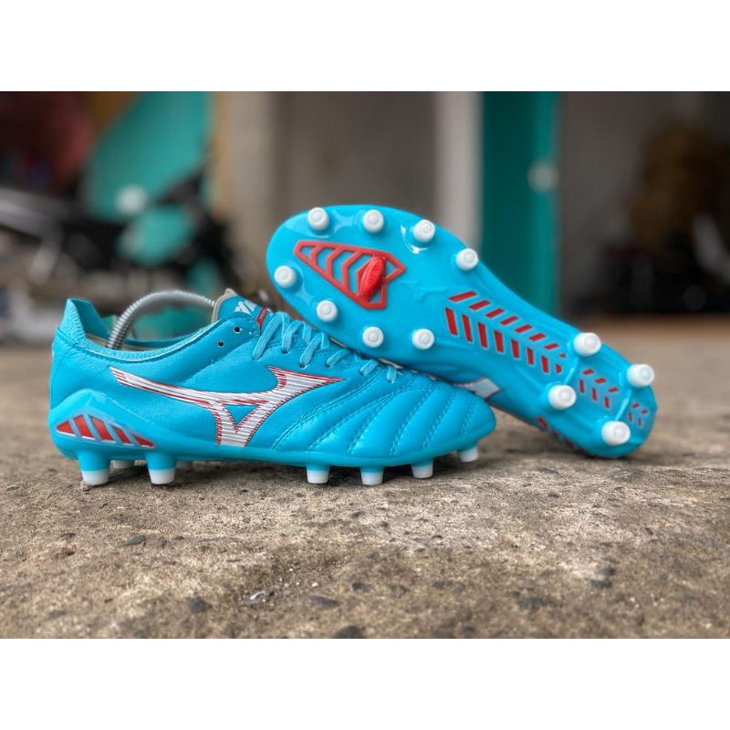 Soccer Mizuno Morelia Neo III Pro FG - Scuba Blue Red