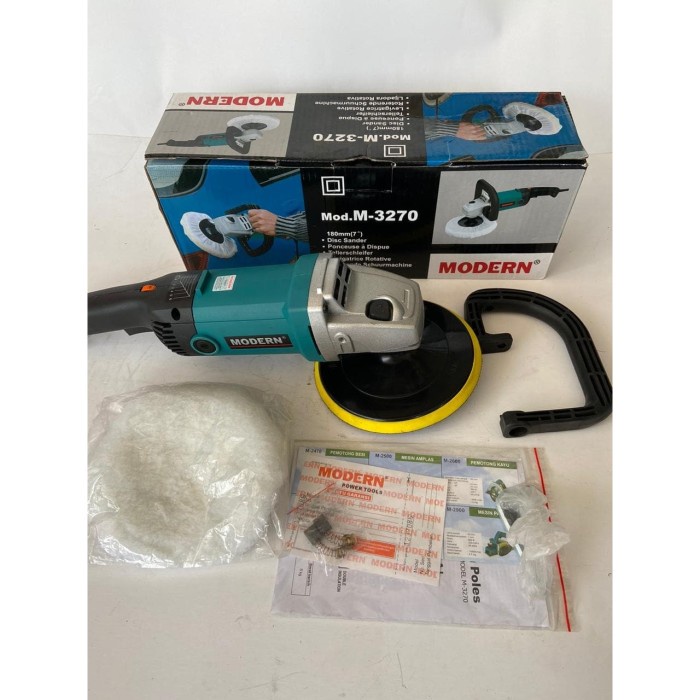 Mesin Gerinda Poles Mobil 7" Modern M-3270 / Mesin Poles 7 Inch