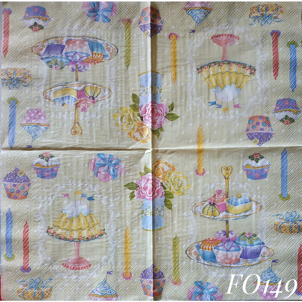 

Napkin Eropa Food F0149 / Tissue Decoupage