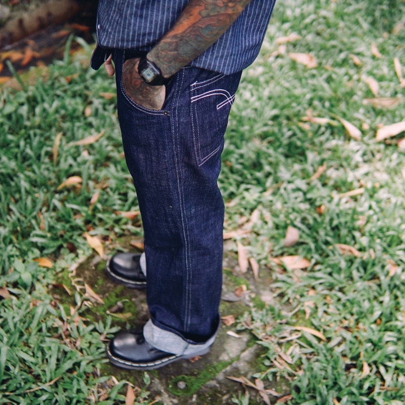 BARLEY Workpants Raw Denim Fatamo 13.5 Oz