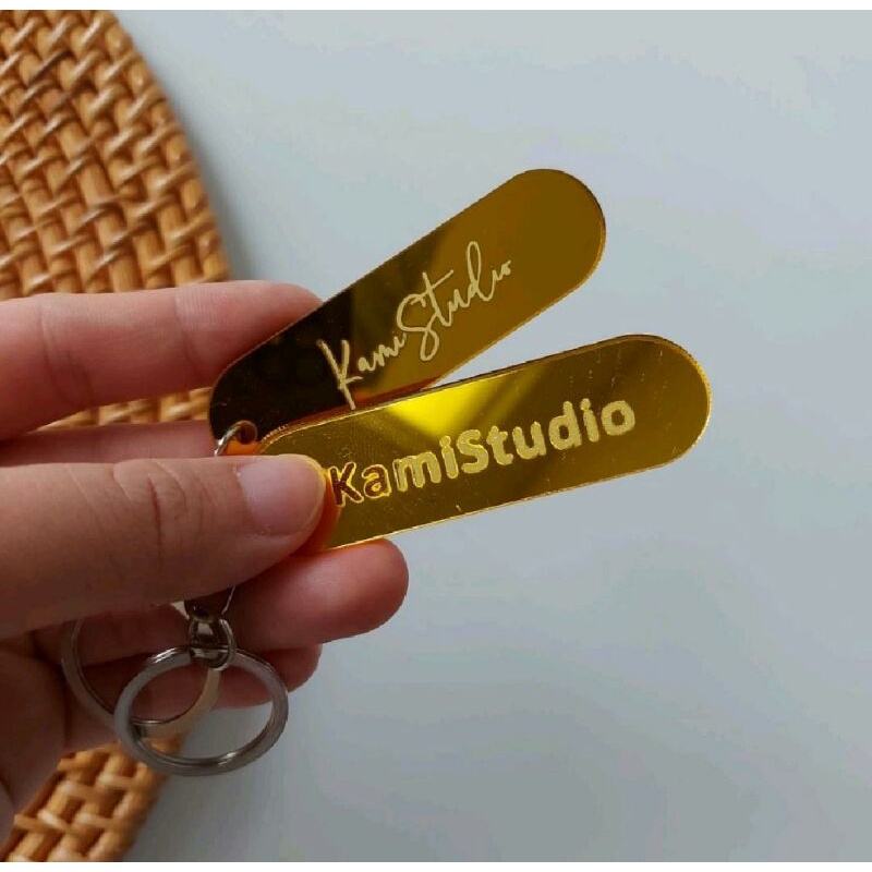 Gantungan Kunci Akrilik | Souvenir Gantungan Kunci |  Gantungan kunci akrilik Mirror