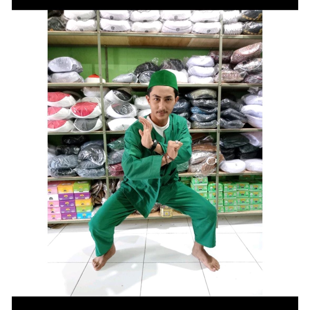 Stelan baju pangsi betawi dewasa / remaja