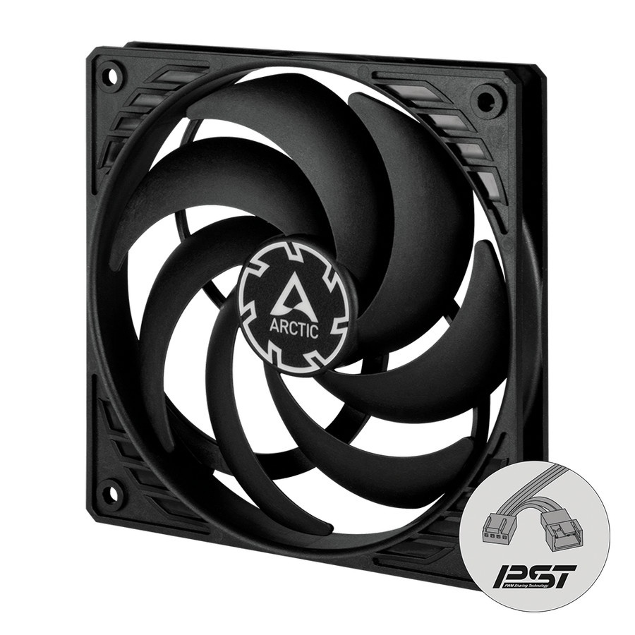 Fan ARCTIC P12 Slim PWM PST - Single Pack - 120x15mm 12cm