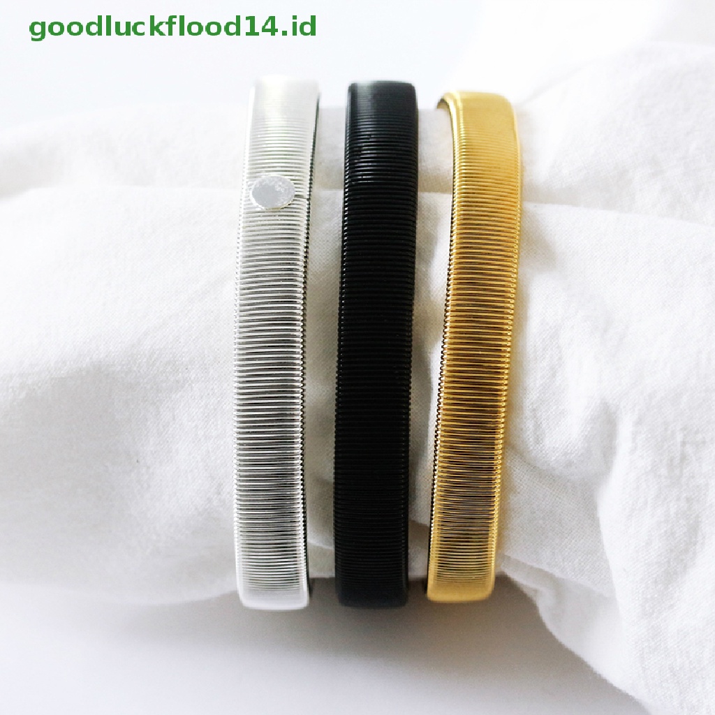 [GOOGFOUR] Unisex Metal Sleeve Garters Mens Elasticated Arm Band Shirt Lengan Holder [Atasan]