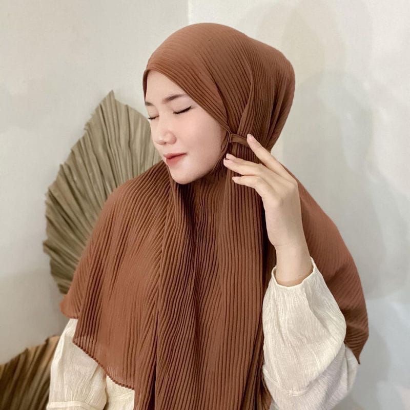 HIJAB BERGO MARYAM PLISKET PREMIUM TALI