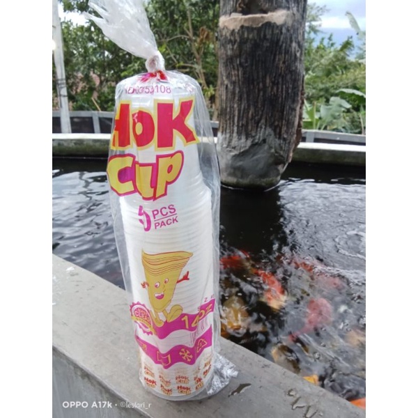 Gelas Cup Plastik Datar 16oz Polos