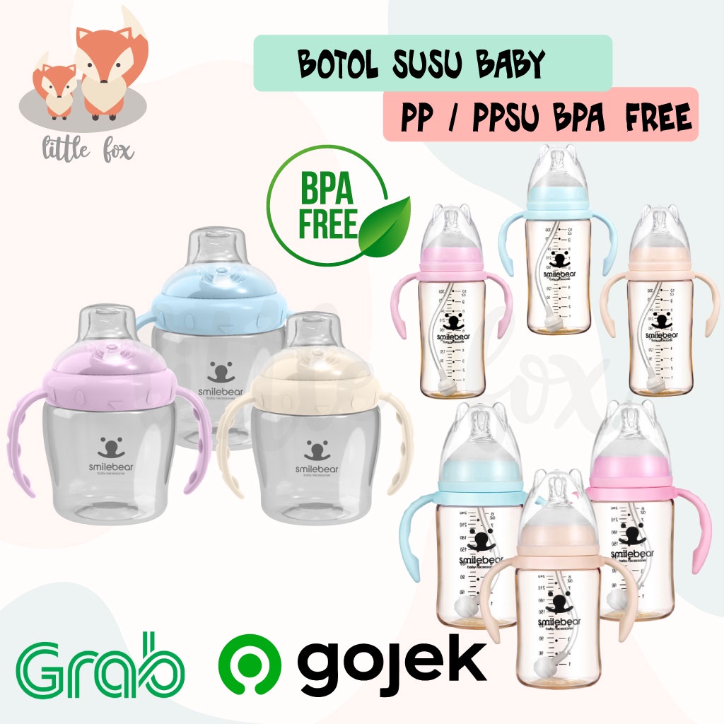 [ IMPORT ] Botol Susu Bayi PPSU / PP BPA Free / Bebas BPA Training Bottle Baby