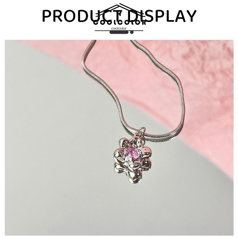 COD❤️Kalung Bunga Rantai Klavikula Mewah Sense Light Desain Canggih Wanita- cl