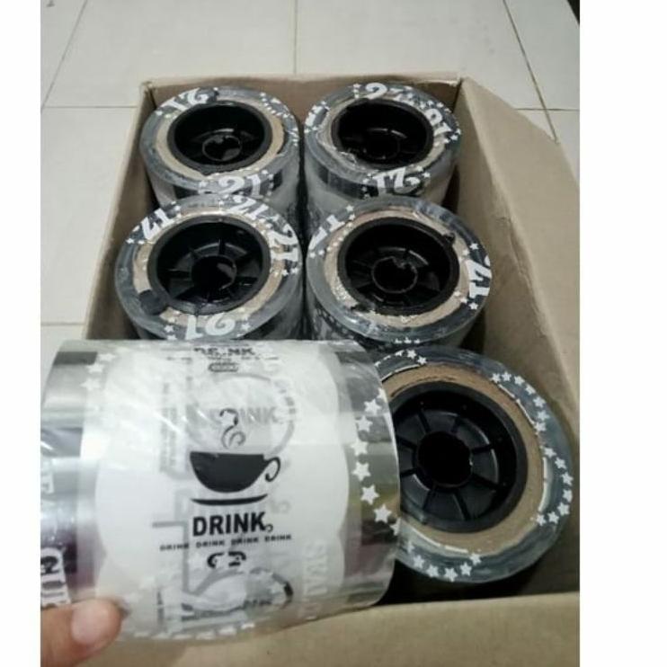 ✔️  Plastik Lid Cup Sealer 1000 Cup Merk 21 Motif 4in1 Drink Polos Buah Putih Hitam Daun Summer Seal