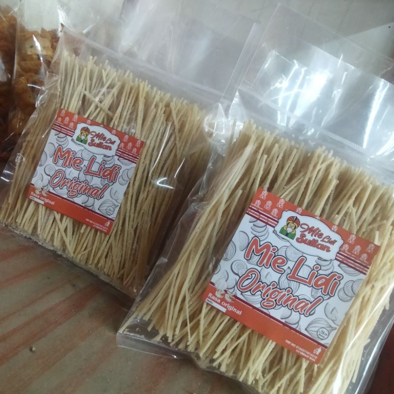 

Mie lidi original (asin) 150 gram