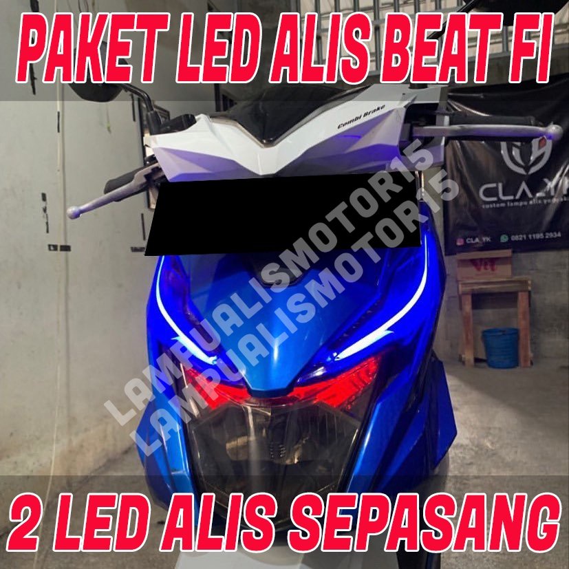 PROMO FULL SET LAMPU ALIS NON BINTIK KANAN KIRI SIAP PAKAI LAMPU ALIS DRL BEAT FI LAMPU SENJA SINGLE