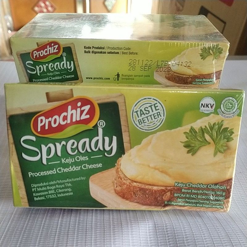 

Prochiz Spready Keju oles 160gr