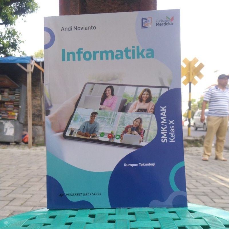 buku informatika kelas 10 penerbit Erlangga kurikulum merdeka