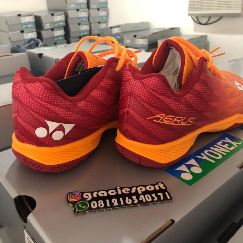 Sepatu Yonex Aerusz2 Red Orange