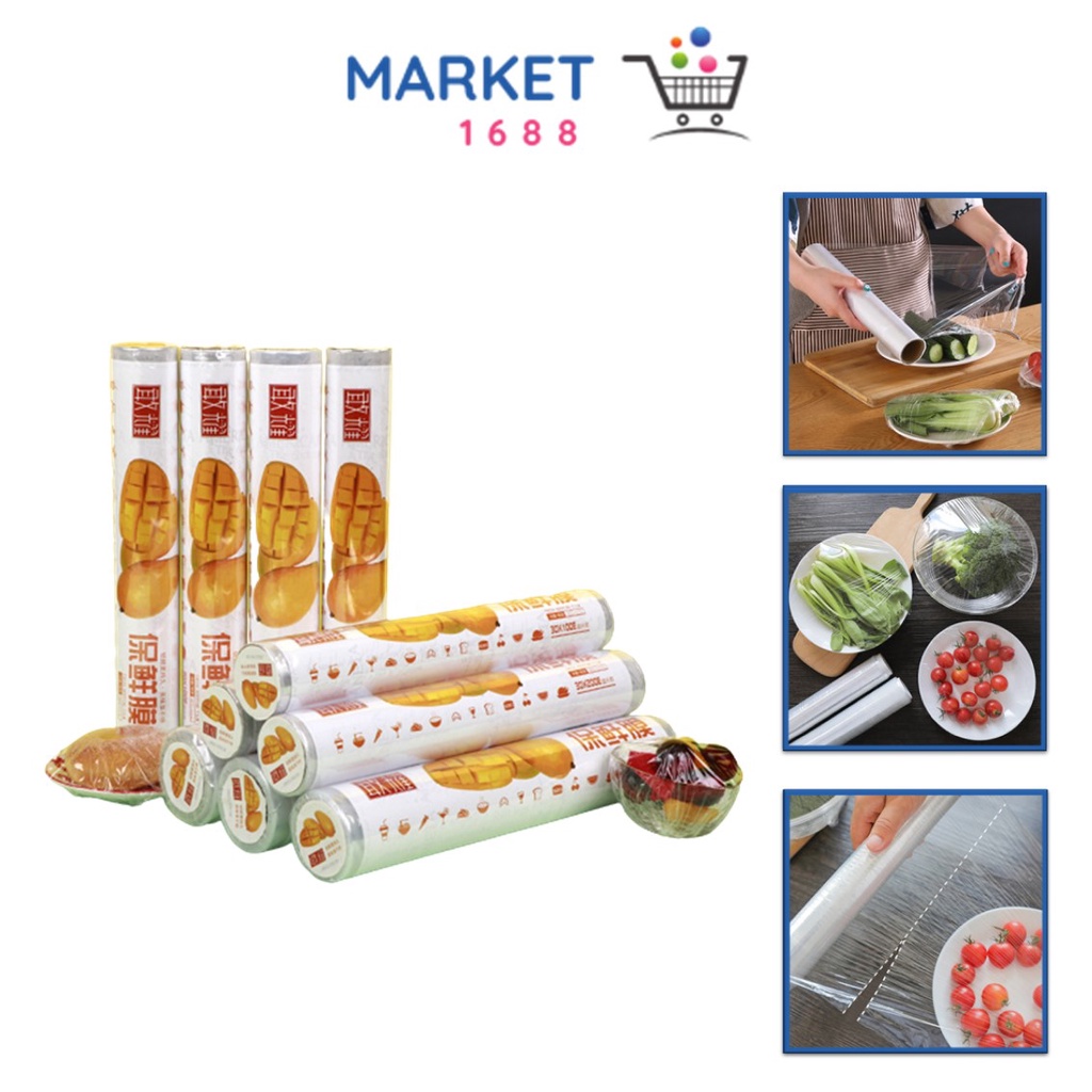 Jual Market1688 Plastik Wrap Pembungkus Makanan 30cm X 10mtr Food ...