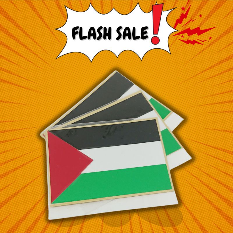 

Stiker Palestina / Stiker Cutting Bendera Palestina