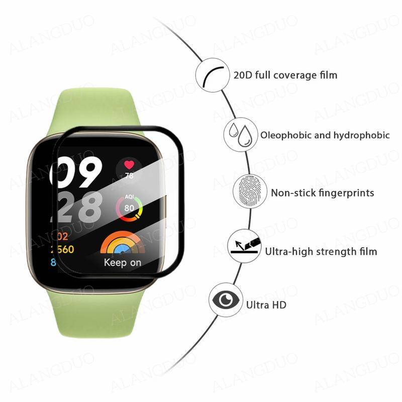 Pelindung Layar Melengkung 3D Untuk Xiaomi Redmi Watch 2 Lite 2Lite Protective Film Protection for Xiaomi Redmi Watch Bukan Kaca