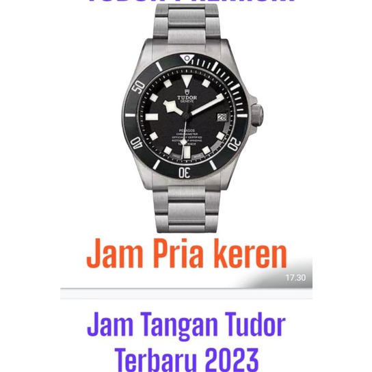 Jam Tangan Cowok Terbaru 2023  Anti air | Jam Tangan Pria Luxury Rantai stainles steel Anti Karat analog Quart full set