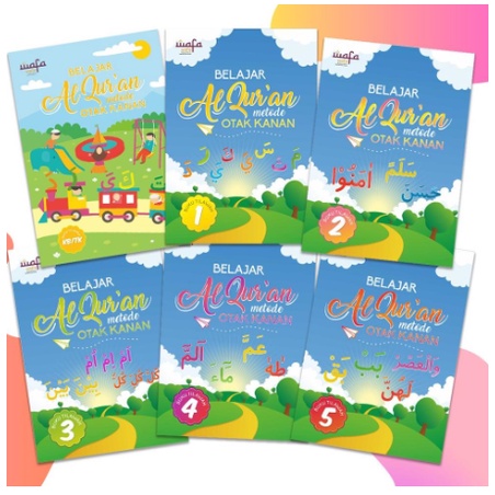 Produck bagus // NTB9W BUNDLING BUKU TILAWAH WAFA TK+BUKU TILAWAH WAFA 1-5 //Stok Banyak