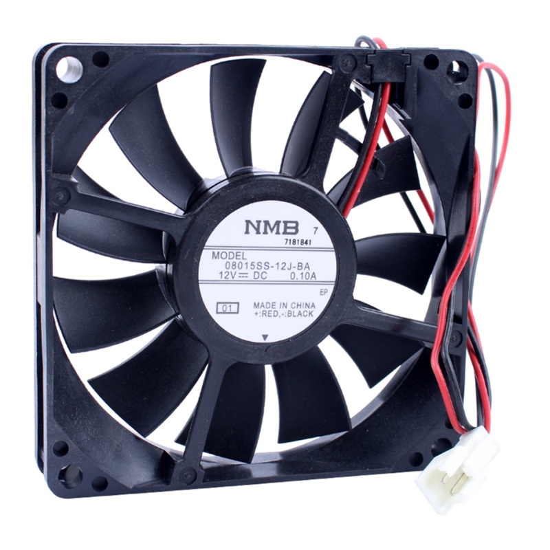 Bt Portable DC Cooling Fan 08015SS-12J-BA Kipas Kulkas Sistem Pendingin Heat Sink DC Cooling Cases DIY Fan Cooler