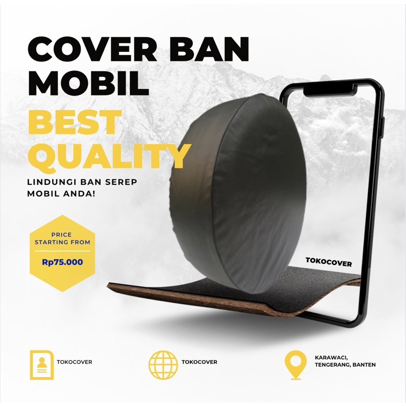Cover Ban Sarung Ban Serep Mobil Toyota Agya Mpv