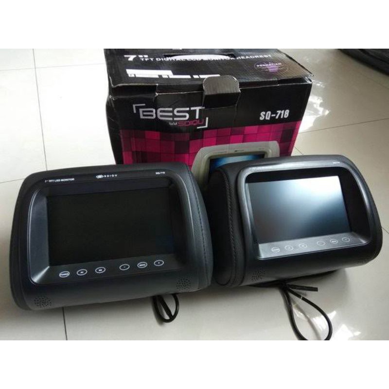 Monitor Headrest TV jok mobil Best Sdiqu SQ-718