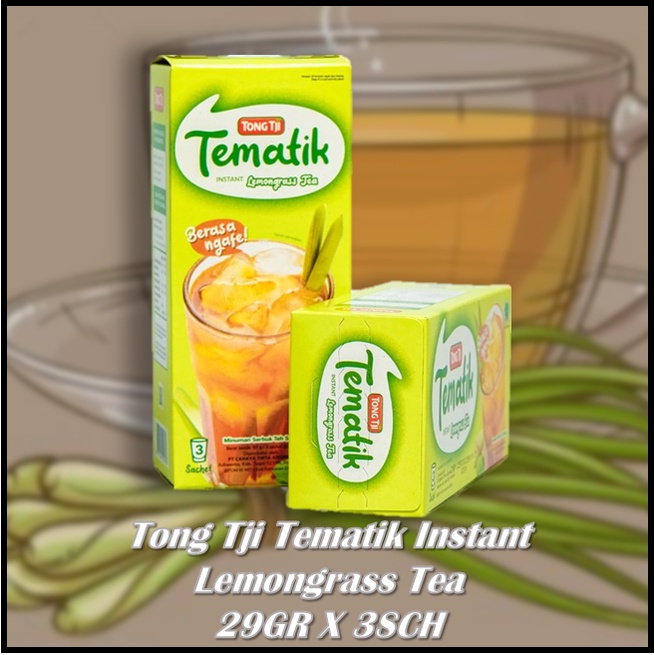 

Tong Tji Tematik Instant Lemongrass Tea 29GR X 3SCH