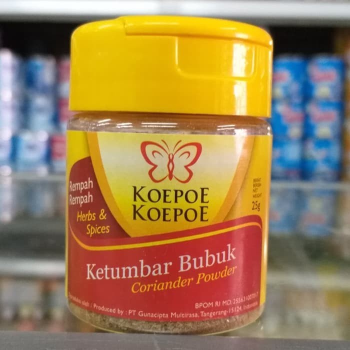 

Kupu Kupu Ketumbar Bubuk per 25 gr