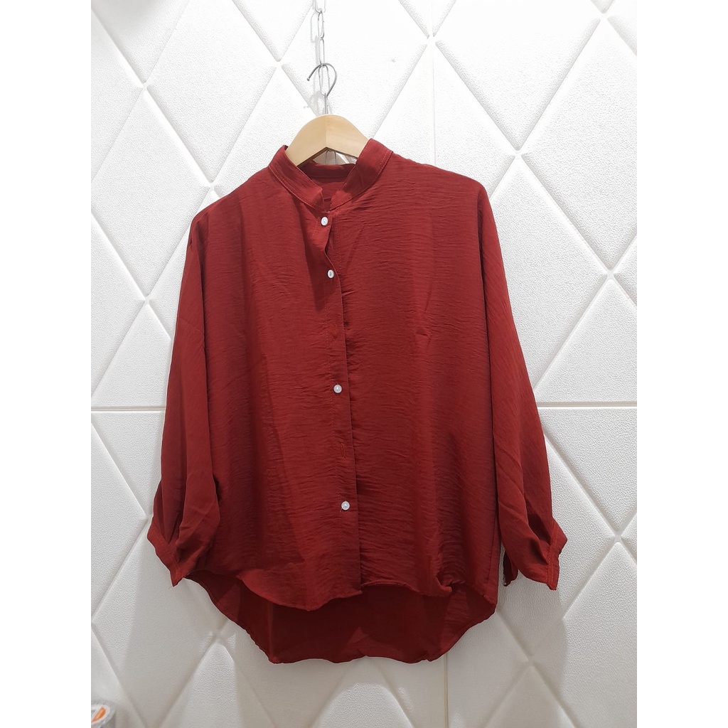 KEMEJA BATWING // BATWING BLOUSE OUTFIT LENGAN BALON / KEMEJA OVERSIZE