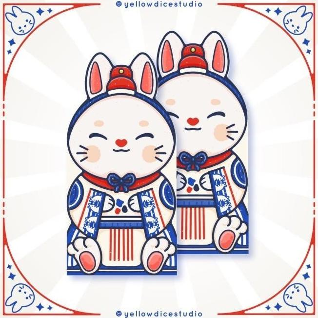 

DIJUAL ANGPAO AMPLOP IMLEK 2023 WHITE RABBIT / KELINCI / SHIO KELINCI RG64654T