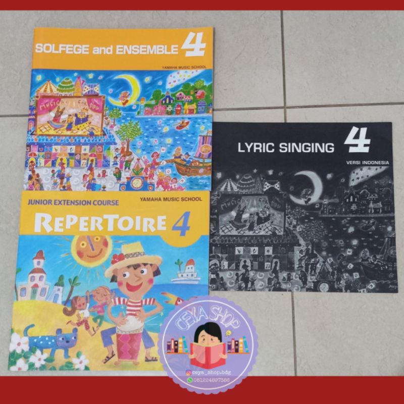 PRELOVED : SET BUKU SEKOLAH MUSIK YAMAHA JXC 4