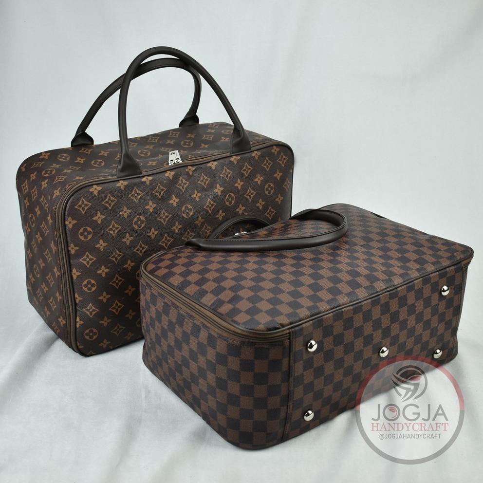[GEAQB6987] Travel Bag Tas Tenteng Tempat Baju Besar Motif Premium