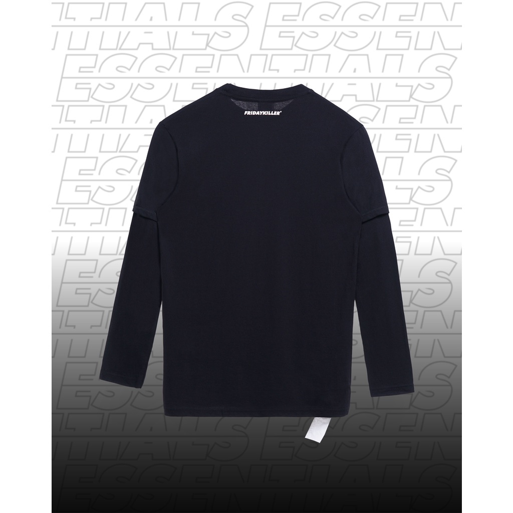 KAOS LENGAN PANJANG FRIDAY KILLER | BEET BLACK LONG SLEEVE