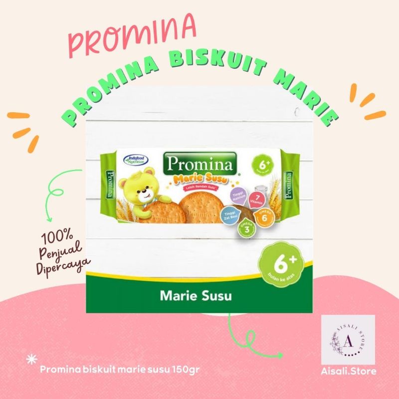 

Promina Biskuit Marie Susu 150gr / Biskuit bayi (ED JUNI 2025)