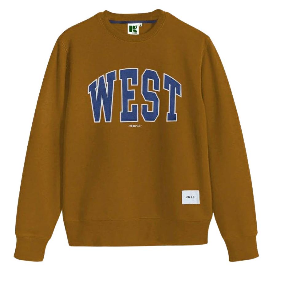 CREWNEK SOUTH WEST NOARTH EAST UNISEX PREMIUM / SWEATER RUSS & CO OFFICIAL / SWEATER HITAM SOUTH PRI