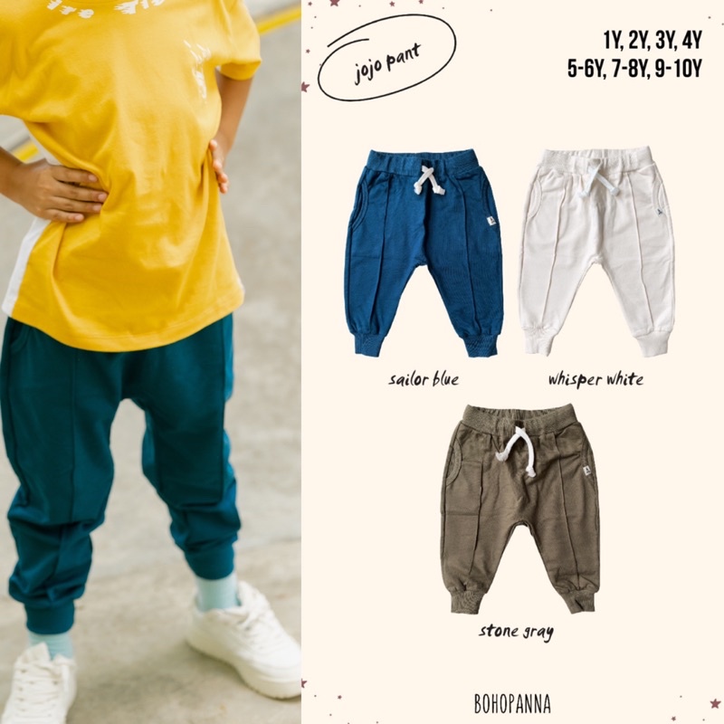 Bohopanna Jojo Pants | Celana Jogger Anak