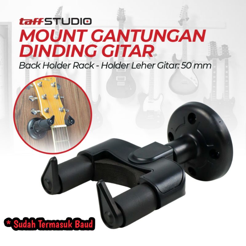 TaffSTUDIO Bracket Hook Gantungan Dinding Gitar