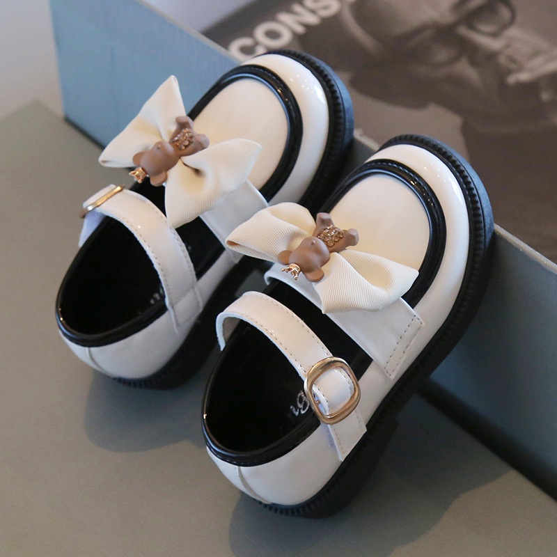 SEPATU ANAK SLIP-ON SELOP VARIASI PITA BONEKA BERUANG CANTIK TERBARU IMPORT