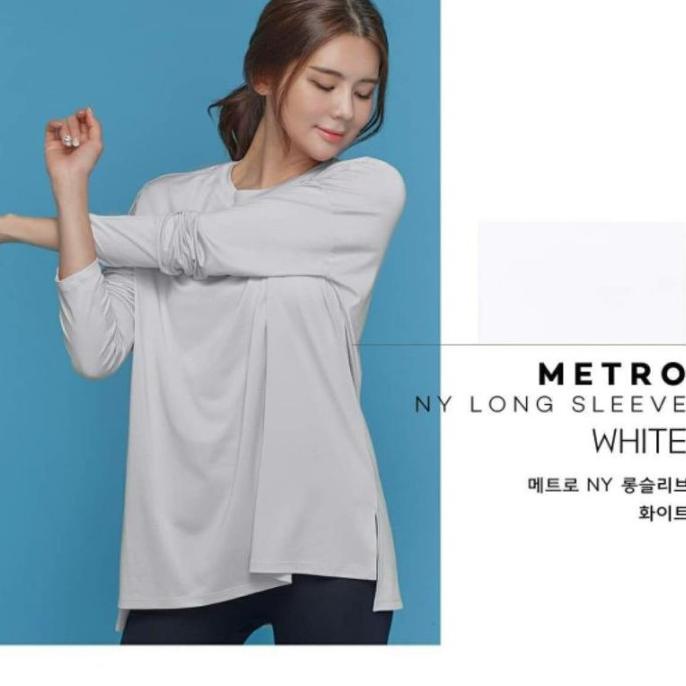 Stl Metro Ny Long Sleeve (Hip Cover) - Bagian Belakang Lebih Panjang