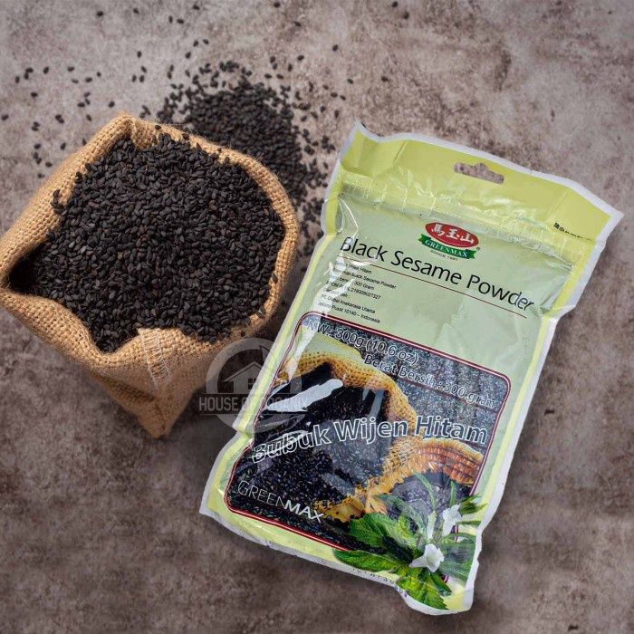 

[BISA COD] Greenmax Black Sesame Powder 300 Gr