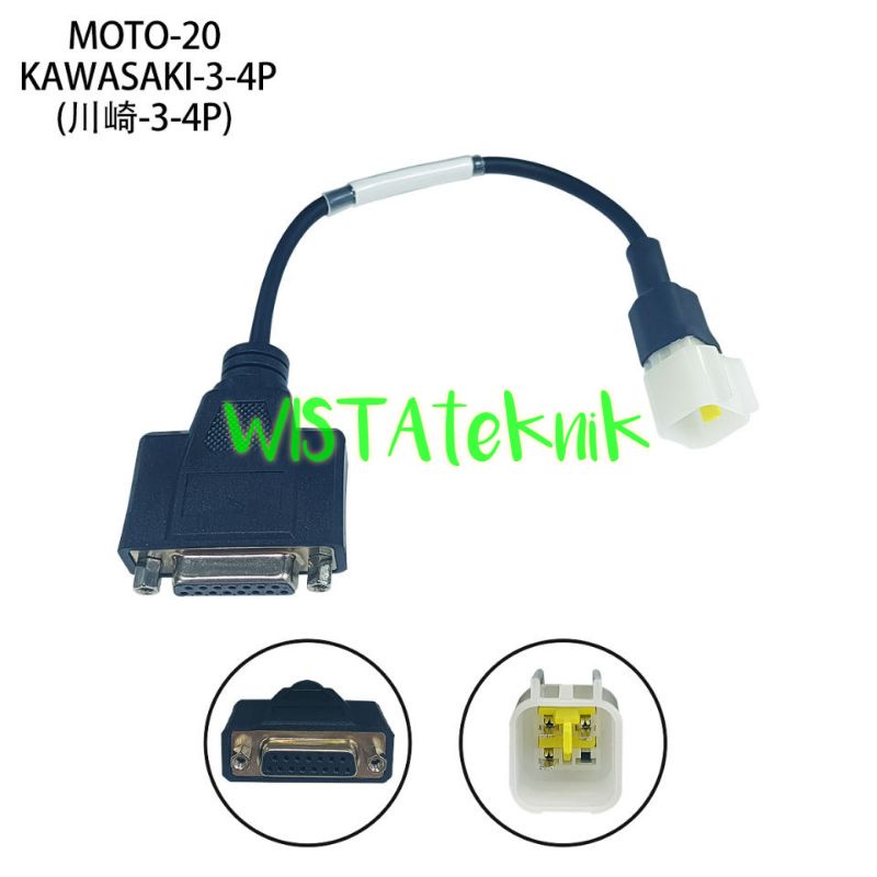 KABEL JDIAG KAWASAKI - 3 ORIGINAL 4pin