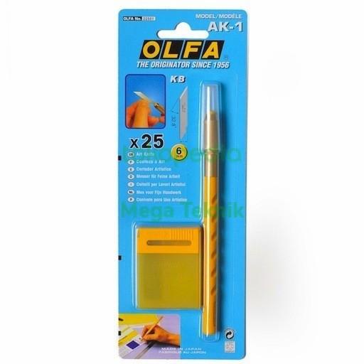 

Cutter Ak-1 Art Knife With 25 Blades Olfa 079