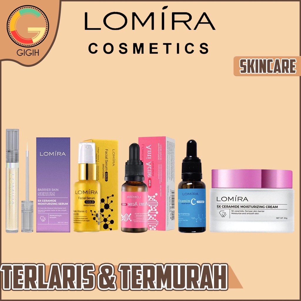 Jual LOMIRA SKINCARE SERIES ( SERUM / MOISTURIZING CREAM / SERUM SKIN